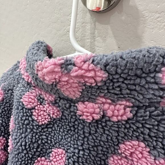 Everyway Pink Flower Power Fleece Jacket - Picture 7 of 9